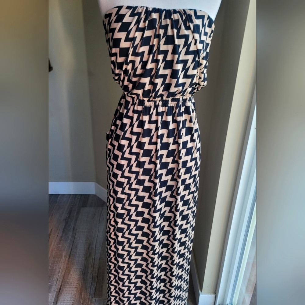 Maxi Strapless dress L